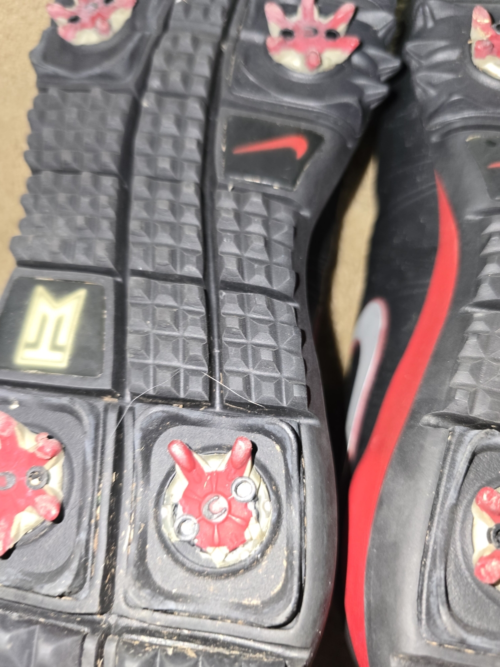 Nike Tiger Woods Golf Soft Spikes Size 10.5 - Picture 5 of 7